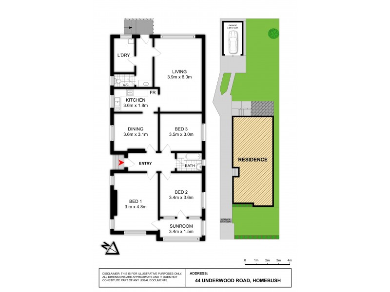 44 UNDERWOOD ROAD, Homebush NSW 2140 Floorplan