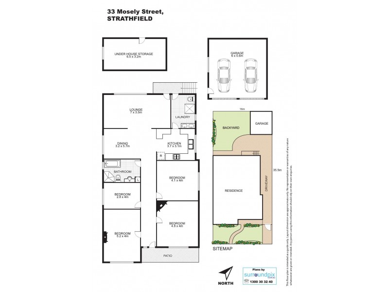 33 MOSELY STREET, Strathfield NSW 2135 Floorplan