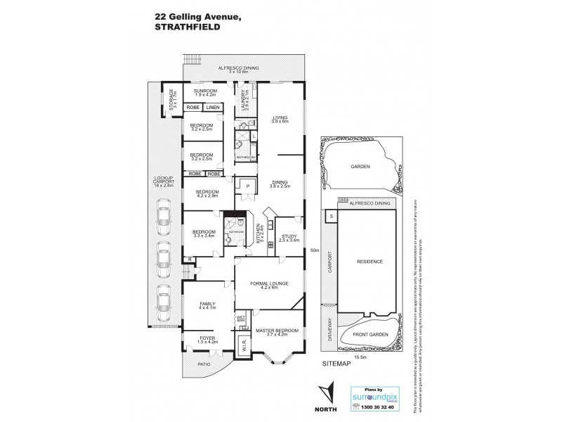 22 GELLING AVENUE, Strathfield NSW 2135 Floorplan