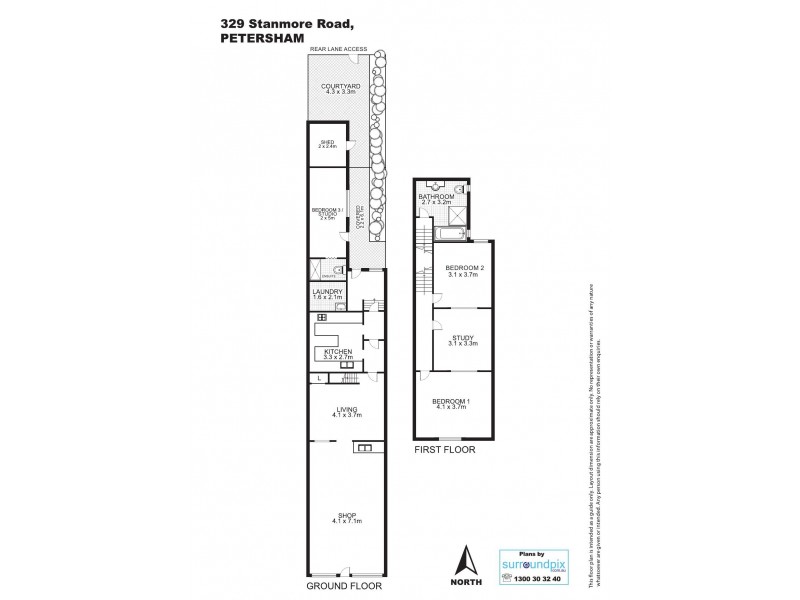 329 STANMORE ROAD, Petersham NSW 2049 Floorplan