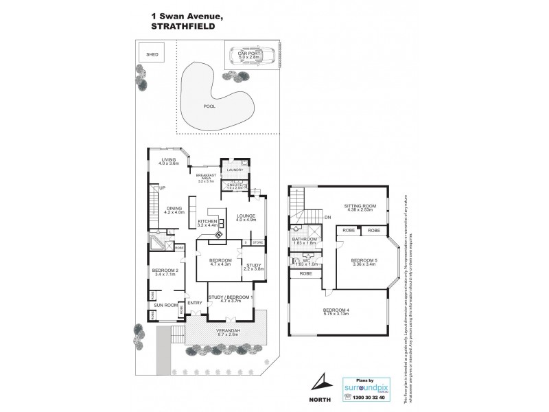 1 SWAN AVENUE, Strathfield NSW 2135 Floorplan