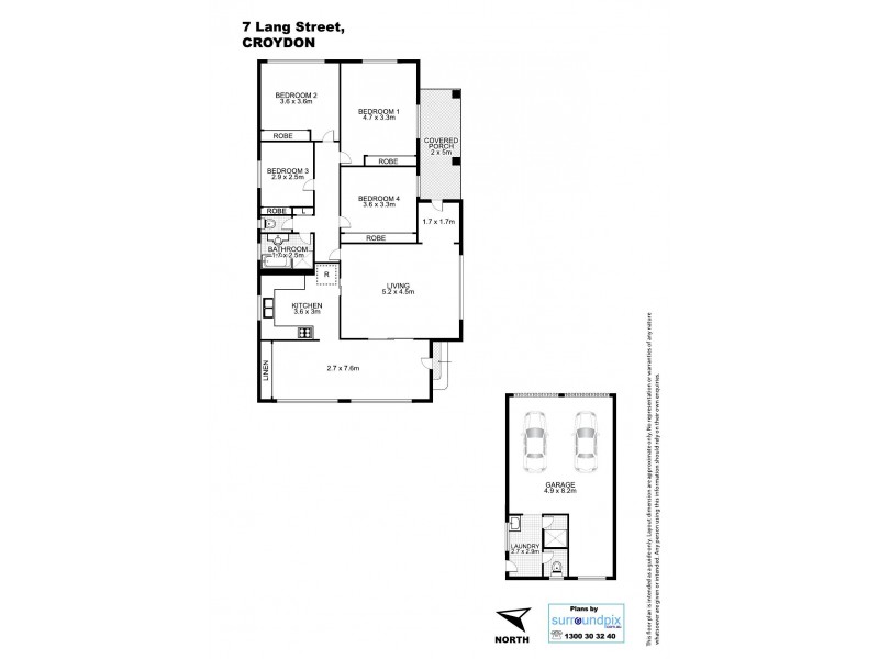 7 LANG STREET, Croydon NSW 2132 Floorplan