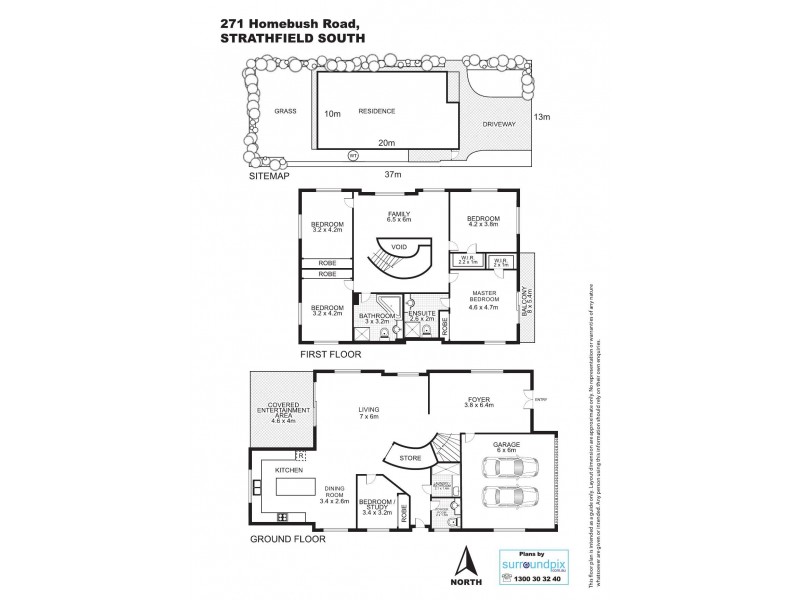 271 HOMEBUSH ROAD, Strathfield South NSW 2136 Floorplan