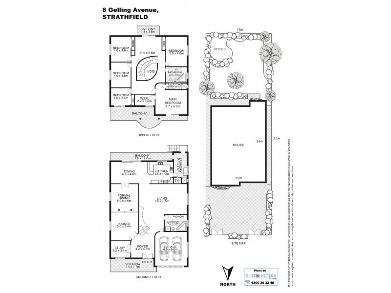 8 GELLING AVENUE, Strathfield NSW 2135 Floorplan