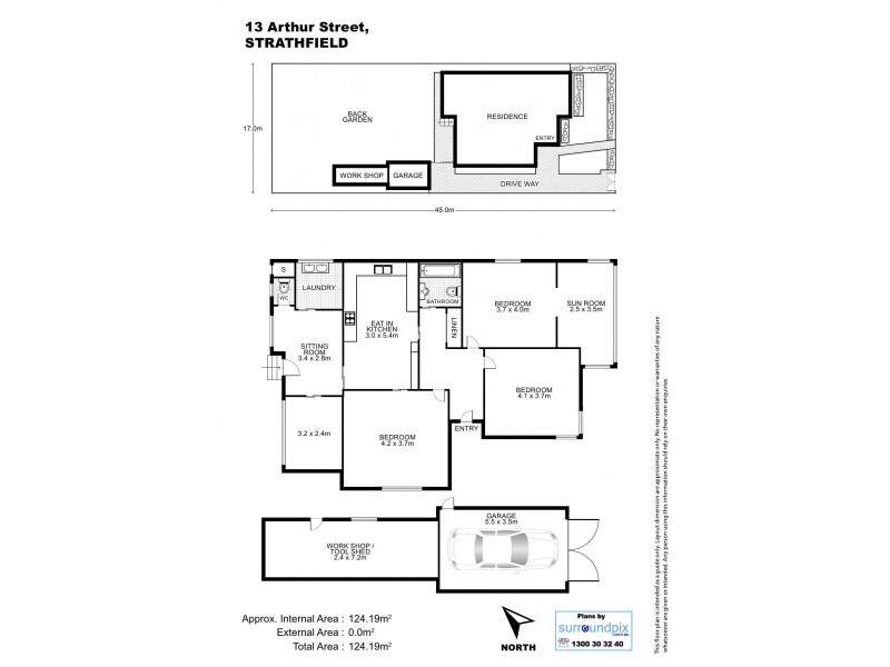 13 ARTHUR STREET, Strathfield NSW 2135 Floorplan