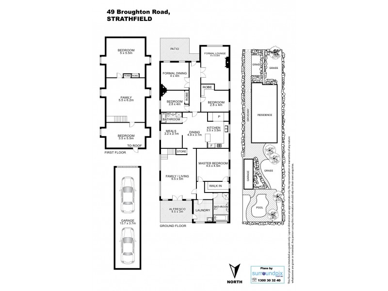 49 BROUGHTON ROAD, Strathfield NSW 2135 Floorplan
