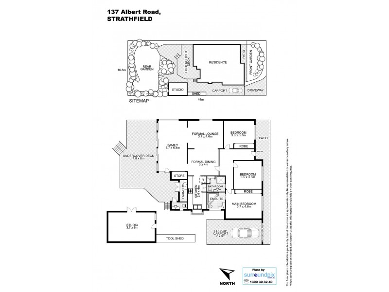 137 ALBERT ROAD, Strathfield NSW 2135 Floorplan