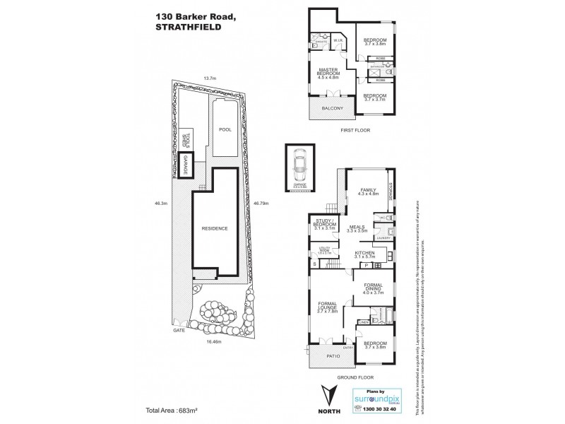 130 BARKER ROAD, Strathfield NSW 2135 Floorplan