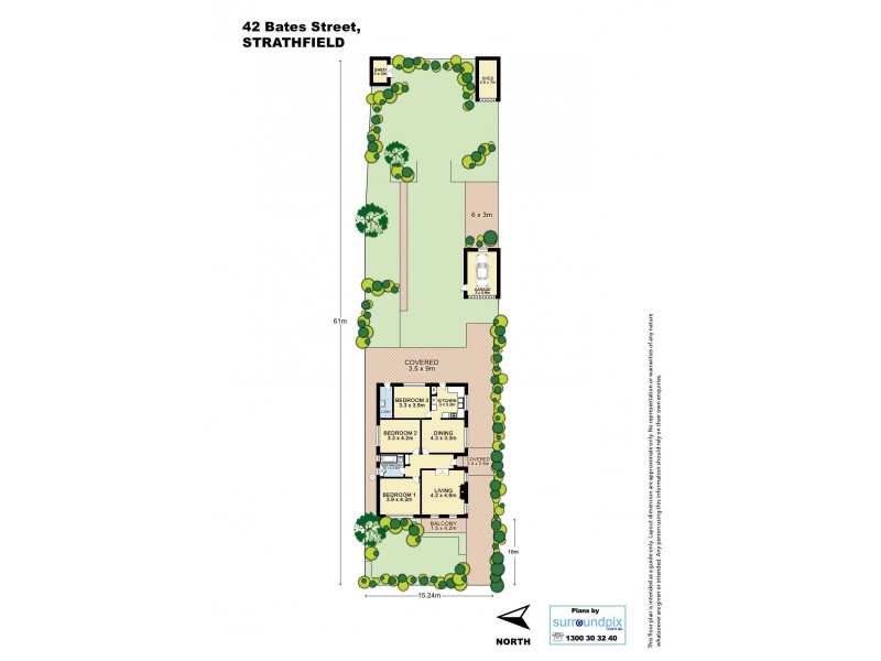 42 BATES STREET, Strathfield NSW 2135 Floorplan