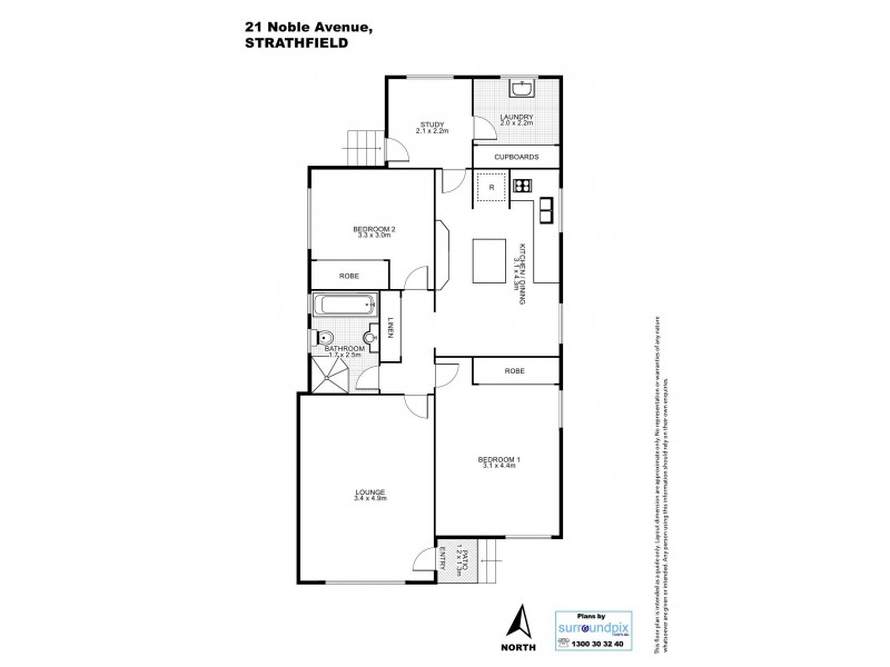 21 NOBLE AVENUE, Strathfield NSW 2135 Floorplan