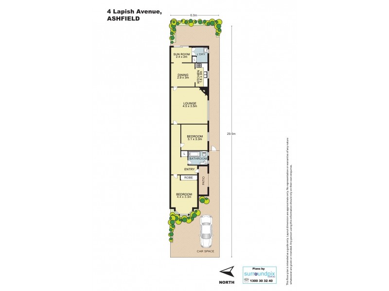 4 LAPISH AVENUE, Ashfield NSW 2131 Floorplan