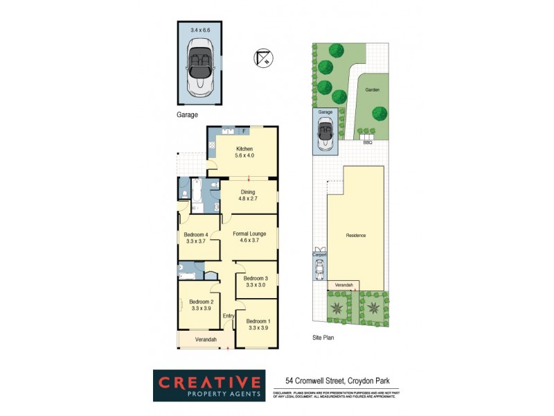 54 CROMWELL STREET, Croydon Park NSW 2133 Floorplan