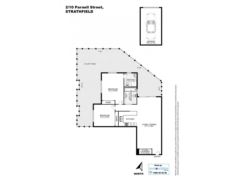 2/10 PARNELL STREET, Strathfield NSW 2135 Floorplan