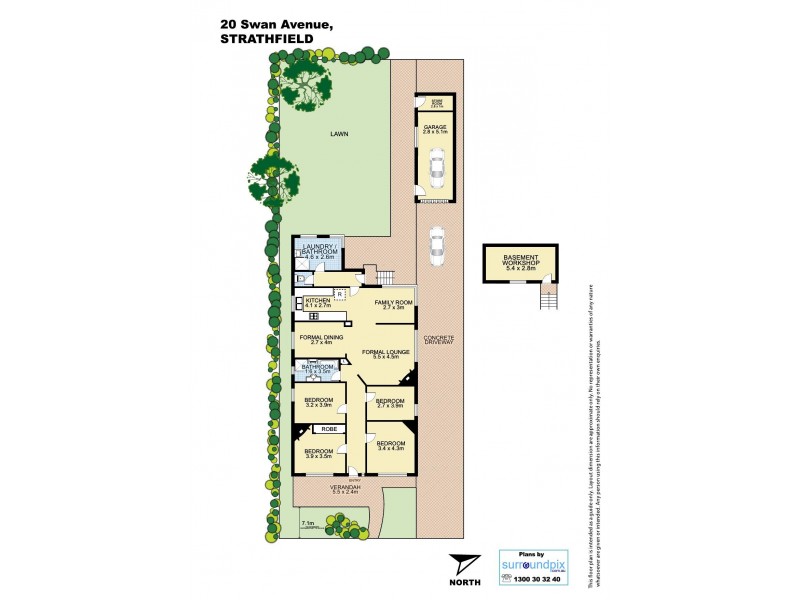20 SWAN AVENUE, Strathfield NSW 2135 Floorplan