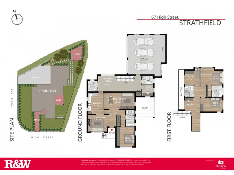 67 HIGH STREET, Strathfield NSW 2135 Floorplan