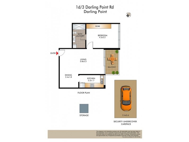 1D/3 Darling Point Road, Darling Point NSW 2027