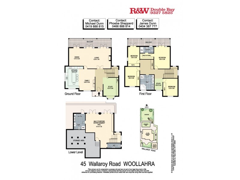 45 Wallaroy Road, Woollahra NSW 2025 Floorplan