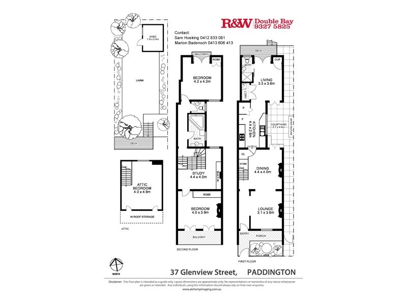 37 Glenview Street, Paddington NSW 2021 Floorplan