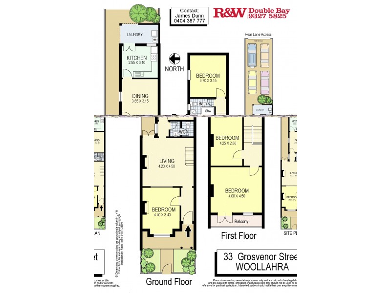 33 Grosvenor Street, Woollahra NSW 2025 Floorplan