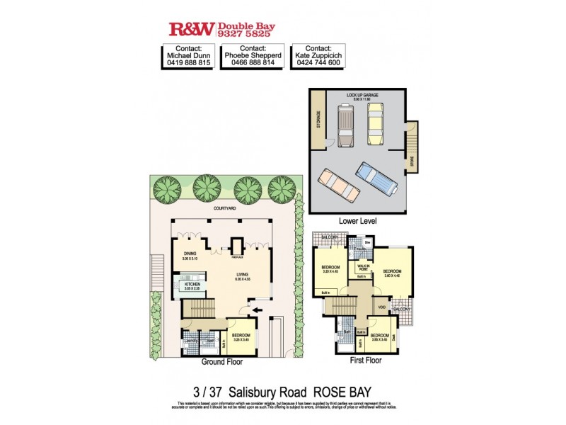 3/37 Salisbury Road, Rose Bay NSW 2029 Floorplan