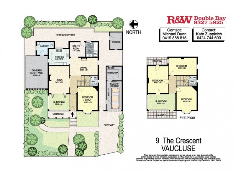 9 The Crescent, Vaucluse NSW 2030 Floorplan