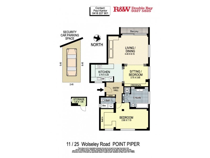 11/25 Wolseley Road, Point Piper NSW 2027 Floorplan