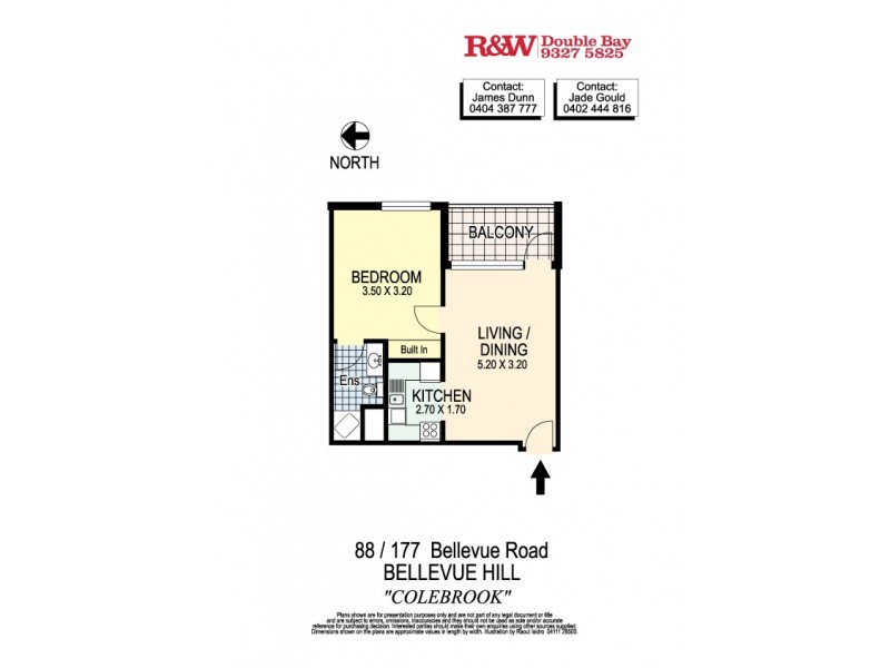 88/177 Bellevue Road, Bellevue Hill NSW 2023 Floorplan