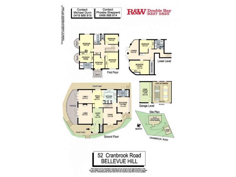 52 Cranbrook Road, Bellevue Hill NSW 2023 Floorplan