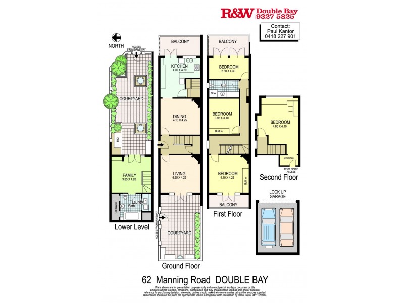 62 Manning Road, Double Bay NSW 2028 Floorplan