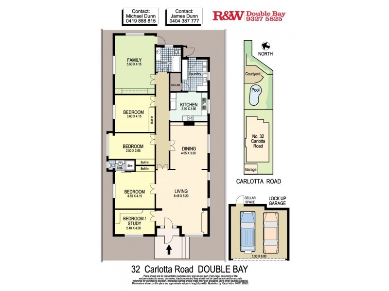 32 Carlotta Road, Double Bay NSW 2028 Floorplan