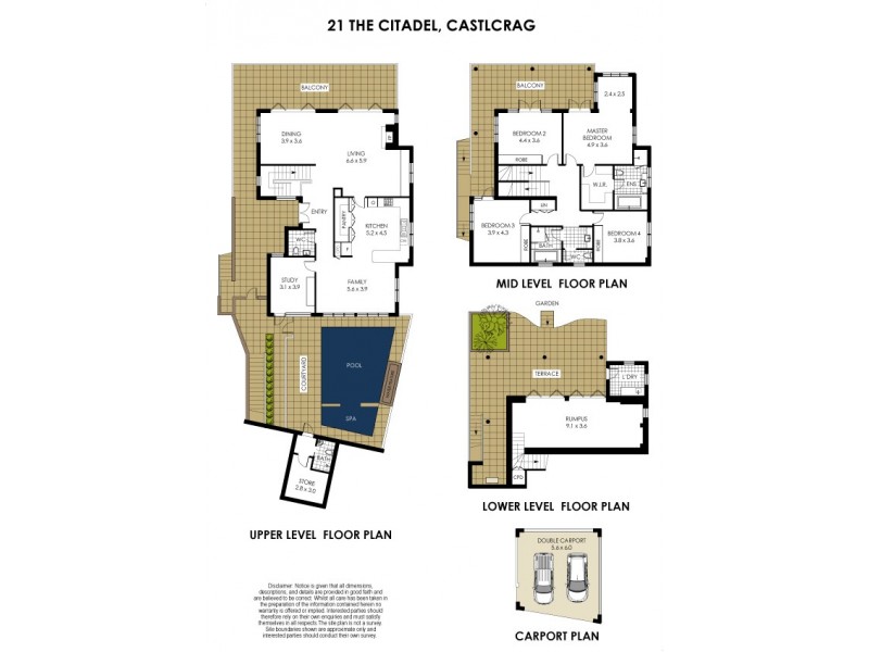 21 The Citadel, Castlecrag NSW 2068 Floorplan
