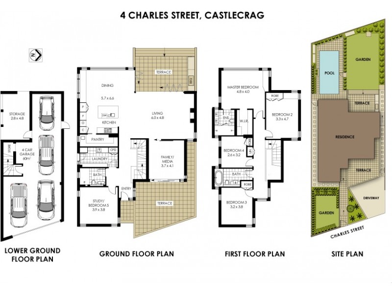 4 Charles Street, Castlecrag NSW 2068 Floorplan