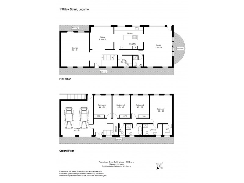 1 Willow Street, Lugarno NSW 2210 Floorplan