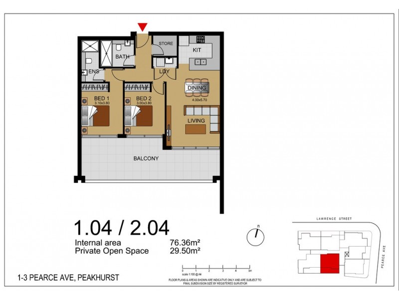 11/1-3 Pearce Avenue, Peakhurst NSW 2210 Floorplan