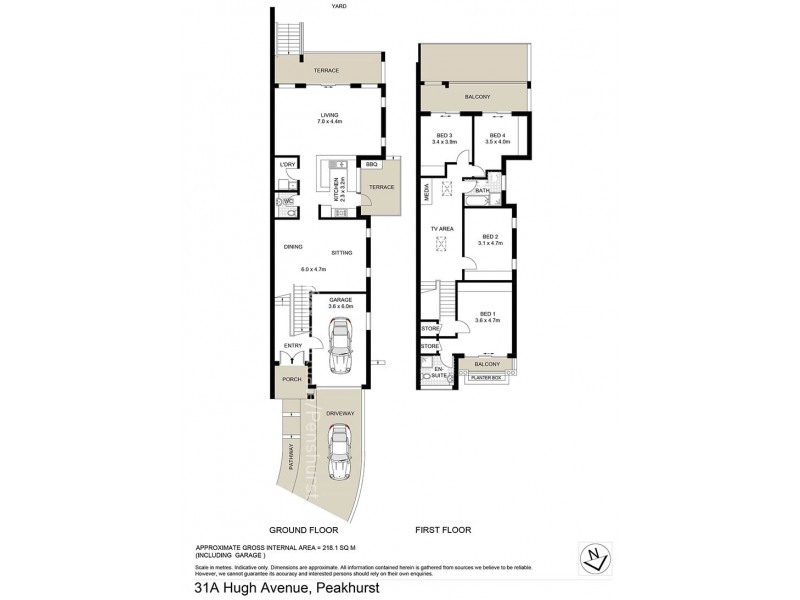 31A Hugh Avenue, Peakhurst NSW 2210 Floorplan