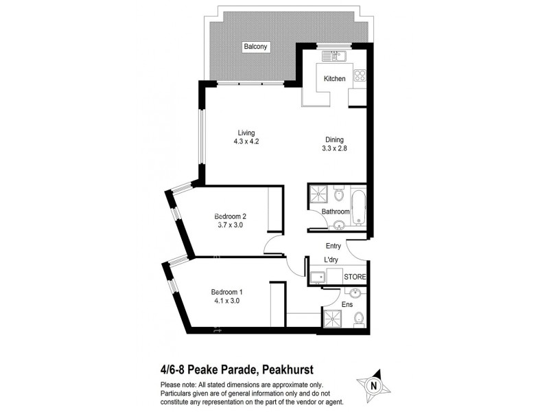 4/6-8 Peake Parade, Peakhurst NSW 2210 Floorplan