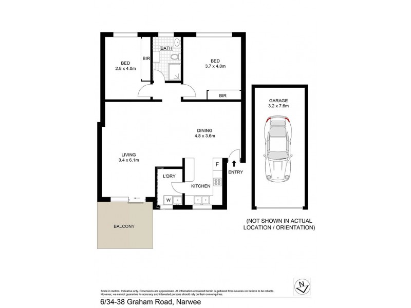 6/34-38 Graham Road, Narwee NSW 2209 Floorplan