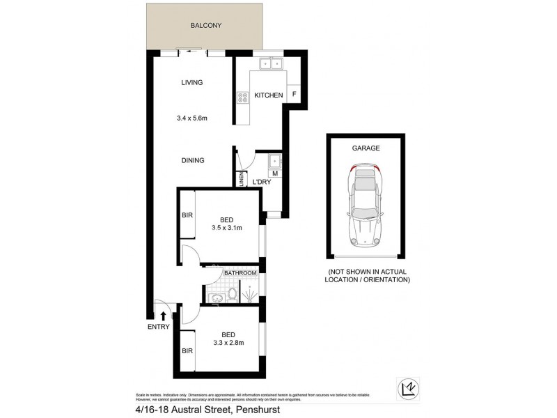 4/16-18 Austral Street, Penshurst NSW 2222 Floorplan