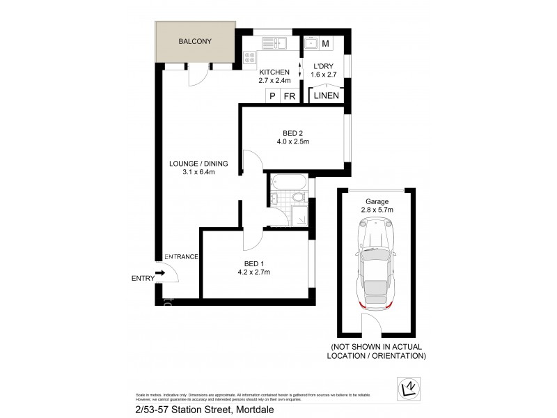 2/53-57 Station Street, Mortdale NSW 2223 Floorplan