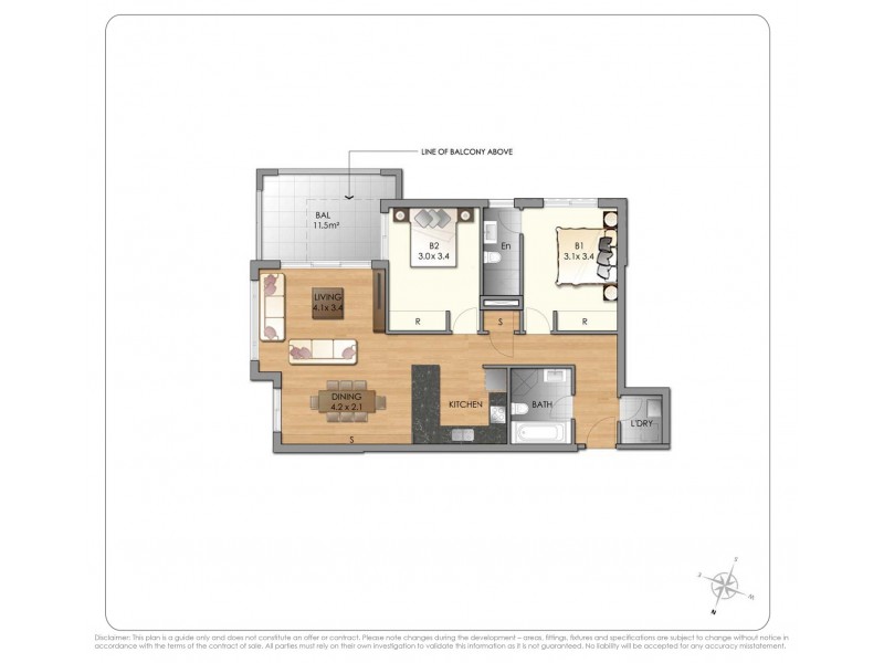 11/39-41 Trafalgar Street, Peakhurst NSW 2210 Floorplan