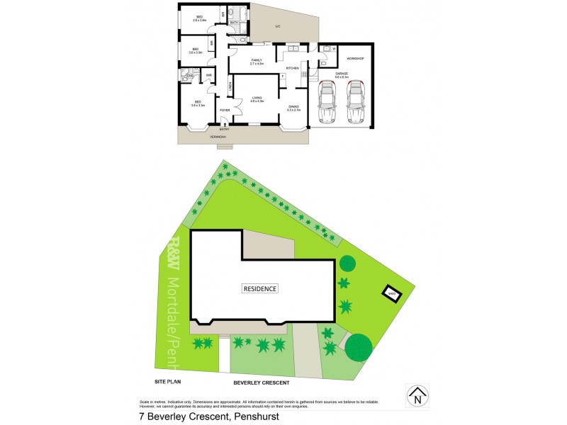 7 Beverley Crescent, Penshurst NSW 2222 Floorplan