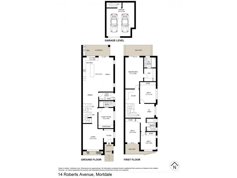 14 Roberts Avenue, Mortdale NSW 2223 Floorplan