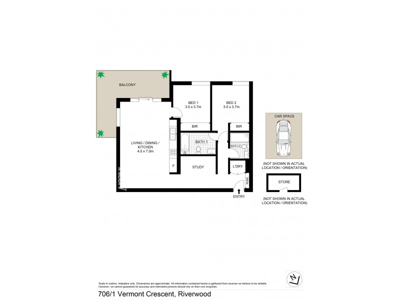 706/1 Vermont Crescent, Riverwood NSW 2210 Floorplan