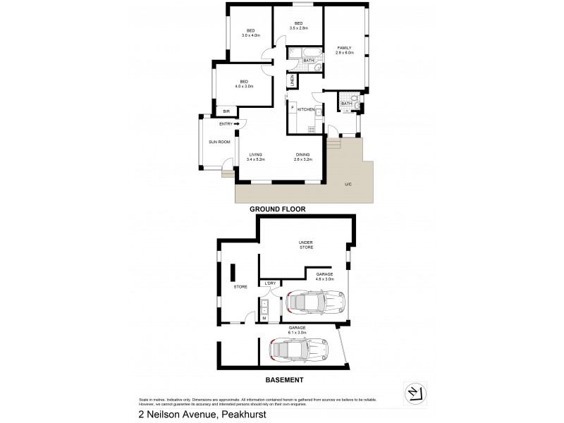 2 Neilson Avenue, Peakhurst NSW 2210 Floorplan