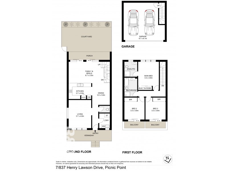 7/837 Henry Lawson Drive, Picnic Point NSW 2213 Floorplan