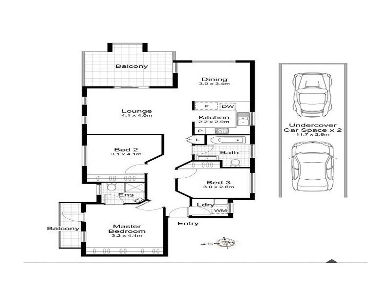4/40A Letitia Street, Oatley NSW 2223 Floorplan