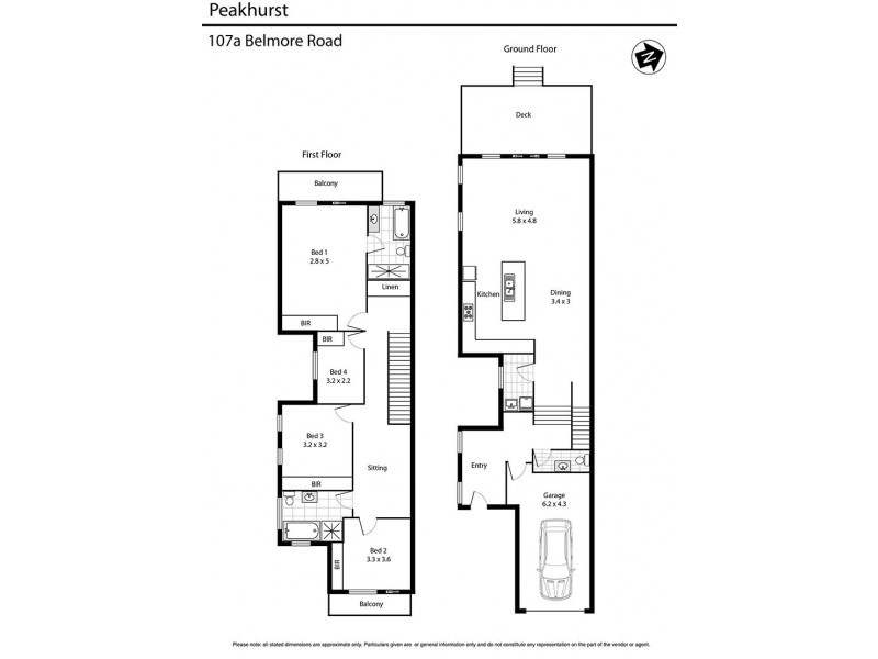 107a Belmore Rd, Peakhurst NSW 2210 Floorplan