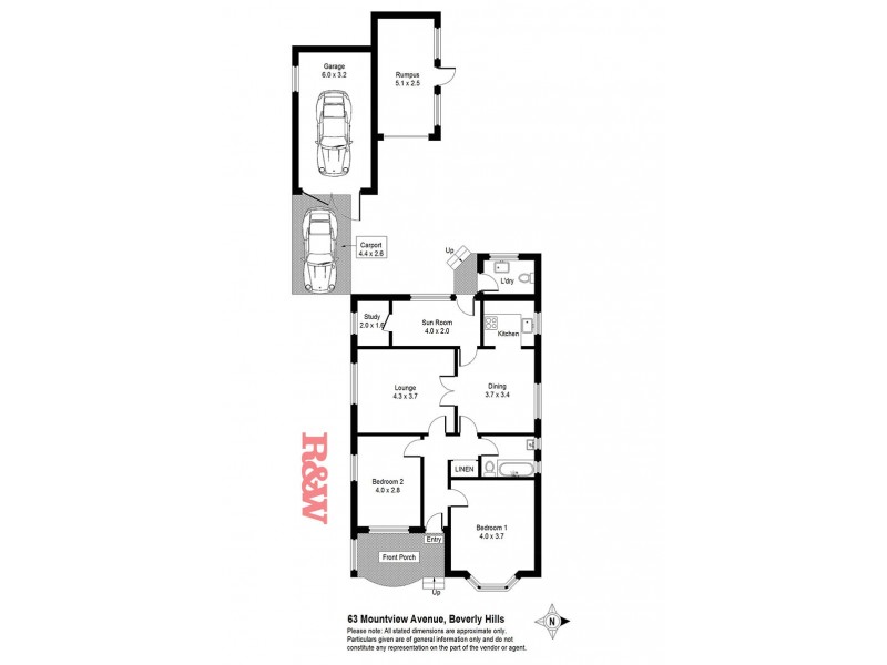 63 Mountview Avenue, Beverly Hills NSW 2209 Floorplan