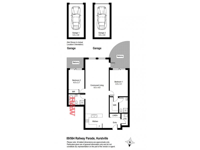 89/564 Railway Parade, Hurstville NSW 2220 Floorplan