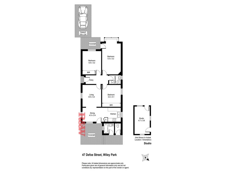47 Defoe Street, Wiley Park NSW 2195 Floorplan